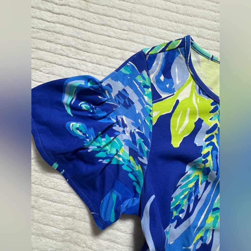 Lilly Pulitzer Tropical Blue and Green Coverup - Picture 8 of 10